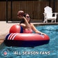 Bigmouth New England Patriots 42    Inflatable Pool Floats Officially Licensed Nfl Fan Gear Merchandise Back Support Inner Tube