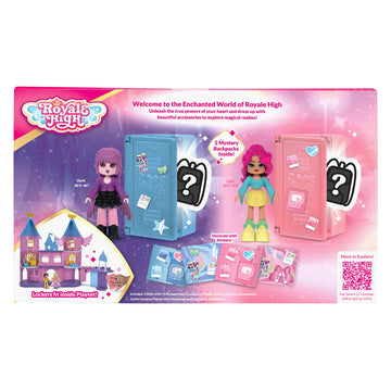 Royale High Surprise Locker 2-Pack - (2) Series 1 Dolls, Mystery Backpacks, and Lockers - Virtual Item Code for Starlight Bow In