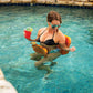 TRC Recreation Super Soft Foam Water Saddle Pool Float for Adults and Kids, Lounger for Swimming Pool, Lake, River and Beach Ess