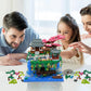 Peach Blossom Pond Building Set  3320 Pcs Architecture Building Blocks with Light Cherry Blossom Tree Building Set Tree House Building Kit for mature-themed Teens Ages 14+