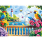 300 Pieces Puzzles for mature-themeds Birds & Flowers Puzzle 300 Pieces Puzzle for mature-themed Large Piece Coastal Lighthouse Jigsaw Puzzle for Kids Ages 8-10 Challenging Family Game Holiday Party Gift 20.5 x 15 In