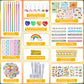 Noveread 251 Pcs Party Favors Set Includes Drink Gift Cup Mini Notebooks Pencils Heart Eraser Pencil Sharpener Slap Bracelets Ru