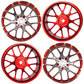 4Pcs Vgoohobby Aluminum Wheel Rims 12mm Hex Hub Width 26mm Compatible with 1/10 Tamiya TT-01 Kyosho RedCat Sakura HSP HPI 1/10 O