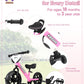 KRIDDO 2-in-1 Kids Tricycle and Toddler Balance Bike 2 Year Old, Detachable Pedals and Stowable Training Wheels, DIY Plate, Ridi