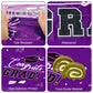 3 Pcs Graduation Tablecloth - Congrats Grad Table Cloth For Class Of 2024, Disposable Plastic Rectangle Grad Table Cover For Graduation Party Decorations 2024 And Party Supplies, 54 X 108 Inch, Purple