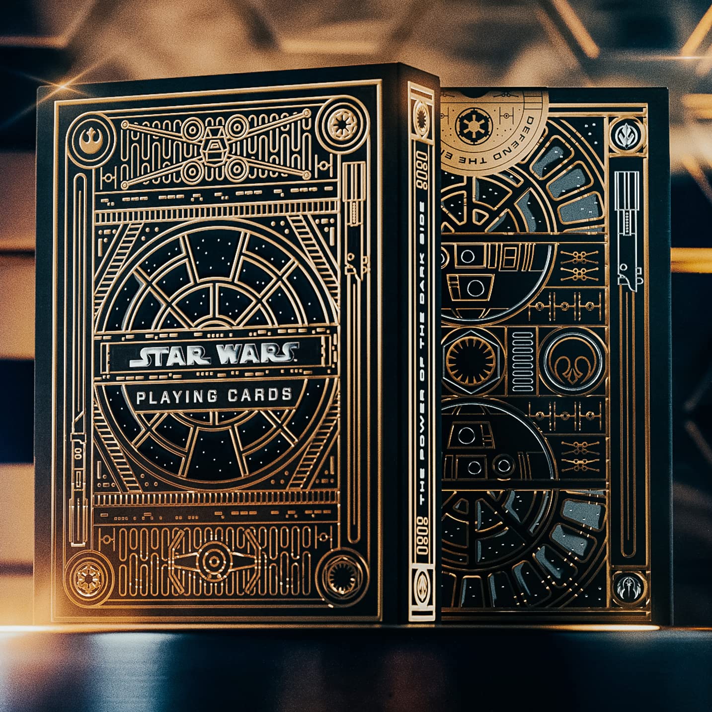 theory11 Star Wars Premium Playing Cards - Gold Foil Deck, Poker Size, Cardstock Material