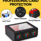 Newloop Trading Card Storage Box - 2400+ Commander Card Deck Case With See-Through Display Top For Magic The Gathering Tcg Yugio