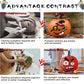 Halloween Pumpkin Decorating Stickers Jack-O-Lantern Diy Make A Pumpkin Face Expressions Decals Decorations For For Halloween Ki