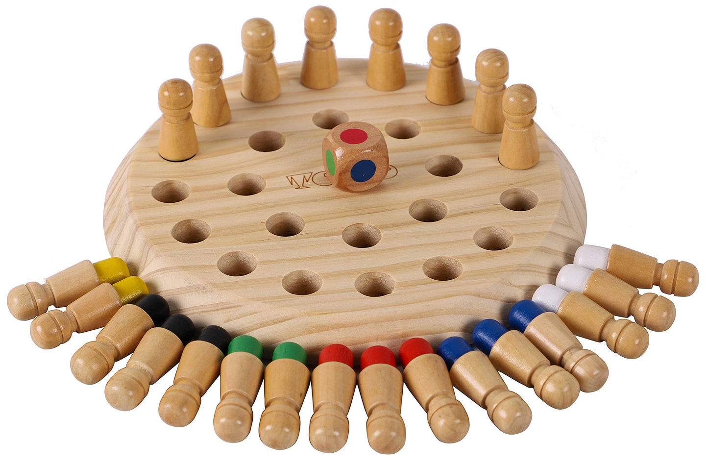 TOWO Wooden Memory Toys for Children - Family Board Games for Kids and mature-themeds -Wooden Mind Games Educational Toys for 3 Years Old