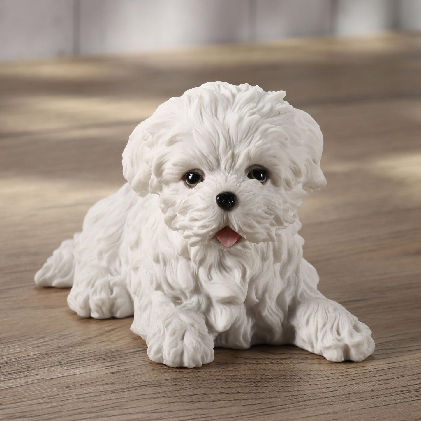 Veronese Design Maltese White Terrier Puppy Dog Animal Resin Figurine