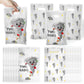 Two Nado Party Favor Bags - 50Pcs Gray Tornado Patterns Goody Candy Treat Bags for Kid, Cute Two Nado Theme Plastic 2nd Birthday