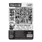 Super7 Teenage Mutant Ninja Turtles Leonardo (Comic Grayscale) - 3.75' Tmnt Action Figure With Accessories Classic Cartoon Collectibles