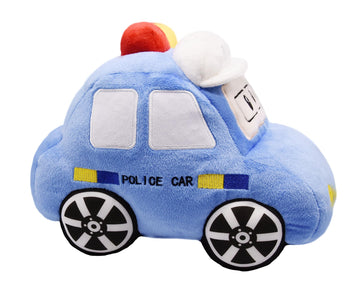 Yonlit Soft Plush Police Car Stuffed Toy Super Cute Blue Squad Car Plushie Excellent Gifts For Kids Or Birthday Party 11 Inches