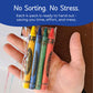CrayonKing Bulk Crayons - 100 Non-Toxic Crayon Sets (25 Packs of 4) - Assorted Colors, Individually Wrapped for Parties & Classrooms