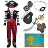 Spooktacular Creations Halloween Child Boy Pirate Fierce Captain Costume w/Accessories for Kids Halloween Dress Up Themed Parties (Medium (8-10yr))