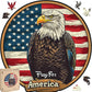 Wooden Puzzle for Adults, Eagle Wooden Jigsaw Puzzles(15.7 * 15.9in-500pcs), Unique Shape Animal Adult Puzzles,Irregular Wood Pu