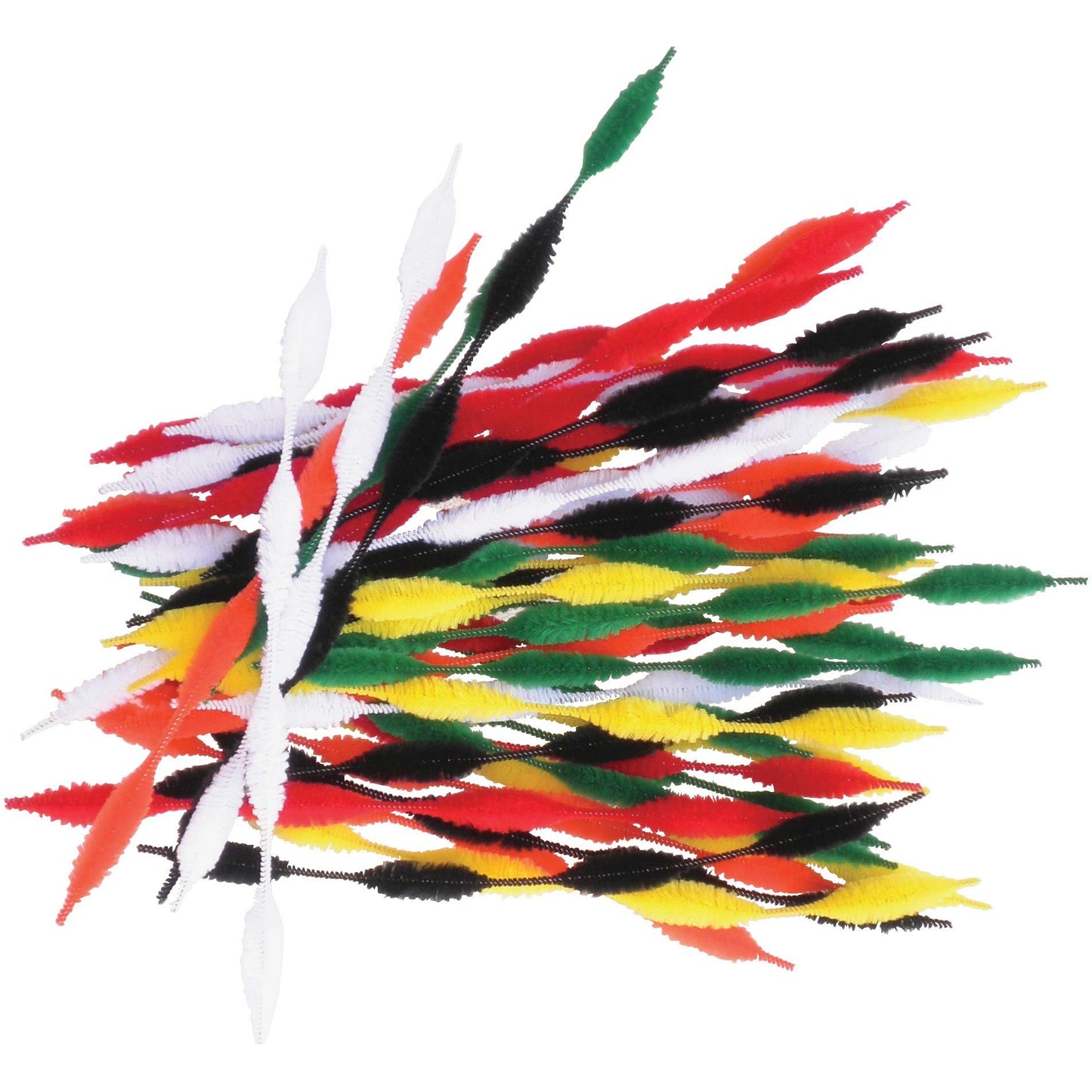 Chenille Kraft Creativity Street Bump Stem Fluffy Wire Pipe Cleaner, 12 in, Assorted Bright Color, Pack of 480