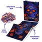 Halloween Horror Skull Puzzle For Adults 1000 Pieces, Holiday Flower Skeleton Jigsaw Puzzle, Pumpkin Ghost Spider Puzzle