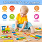 Wooden Vehicle Puzzles Toy Gift For 1, 2, 3 Years Old Boys Girls, Toddler Best Birthday Gift With 6 Vehicle Baby Montessori Colo