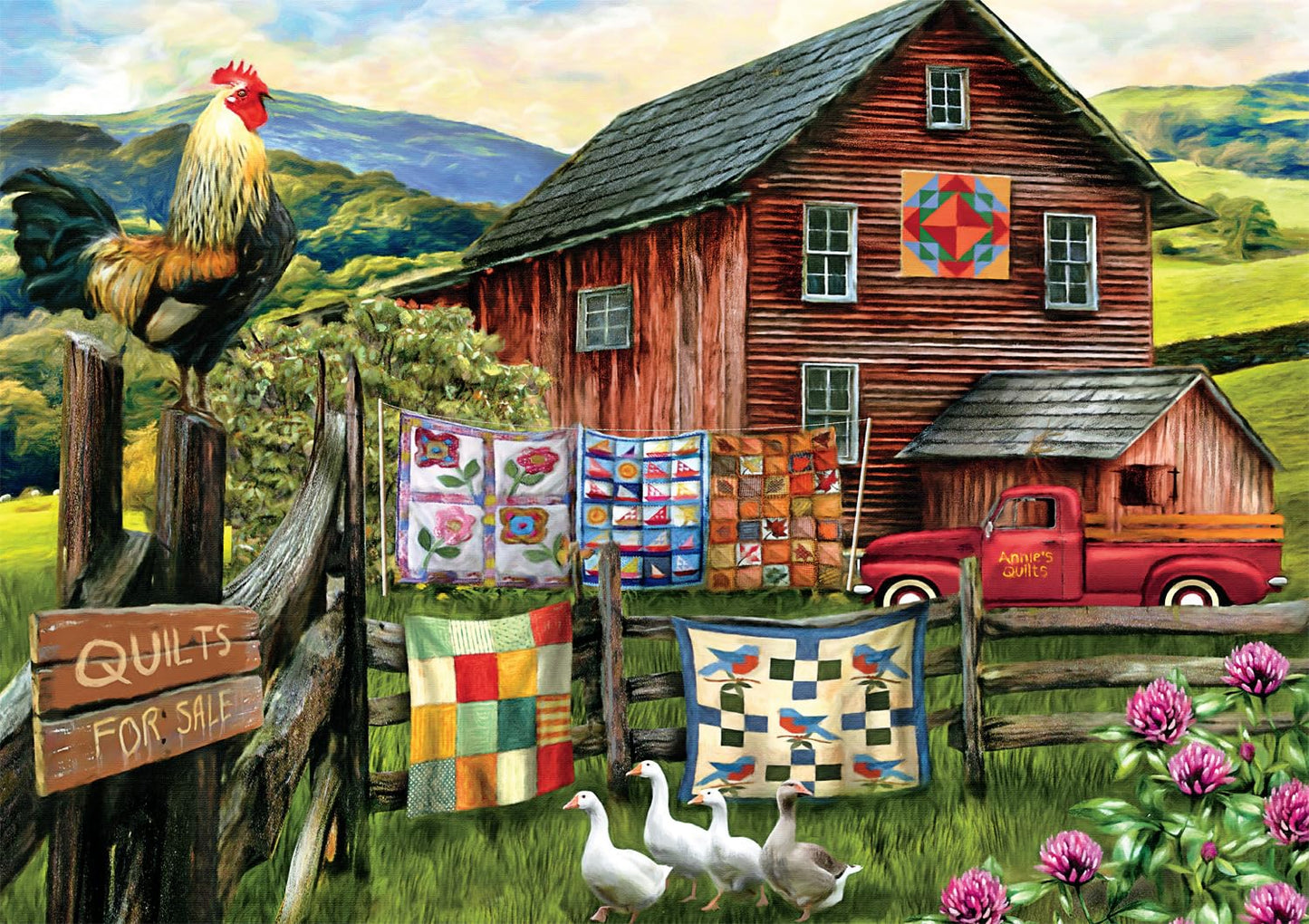Buffalo Games 500-Piece Jigsaw Puzzle - A Little Bit of Heaven, Large, Multicolor, Model 33265, Perfect for Game Nights