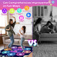 Dance Mat Toys, 2024 Light Up 8-Button Dance Pad with Wireless Bluetooth for 3-12 Year Old Girls Boys, Upgraded Dance Pad Flowin