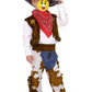 Gz-Laopaitou 8 Pcs Cowboy Costume For Boys, Kids Cowboy Outfit Brown Western Costume Toddler Role Play Halloween Cosplay