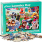Laundry Day Jigsaw Puzzle 100 Piece By Vermont Christmas Company - Larger Pieces Perfect For Kids & Seniors