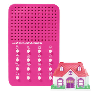 Dollhouse Noisemaker with 16 Sounds and Phrases, Great for Minis, Dolls and Miniatures, Portable Electronic Sound Maker Doll Hou