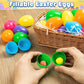 Jumlys 1500 Pcs 2.4'' Plastic Easter Eggs, Empty Fillable Colorful Easter Eggs With Hinge, Perfect For Easter Hunt, Basket Stuff