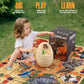 Woumserta Jumbo Dino Egg Dig Kit - Large Plaster Dinosaur Toys for Kids 5-7 with 12 Dinosaurs, Excavation Gift for Boys & Girls 6+