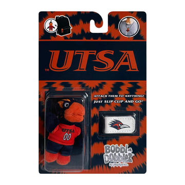 Bobbi-Dobbiez Attachable Plushie Utsa Rowdy Mascot Bobbi-Dobbiez Attachable Plushie