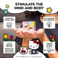 Shashibo Hello Kitty & Friends Shape Shifting Box - Award-Winning, Patented Magnetic Puzzle Cube W/ 36 Rare Earth Magnets - Fidget Toys For Adults & Kids 8+, Transform Into Over 70 Shapes (Rainbow)