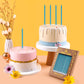 CAKE CODE 24-Count Blue Long Thin Birthday Candles, Cake Candles, Birthday Parties, Wedding Decorations, Party Candles
