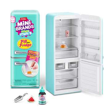 Mini Brands Fill The Fridge Playset w/UV Light by ZURU  Collectibles  DIY  Resin Play  limited availability Recipe  NOT Edible  8+