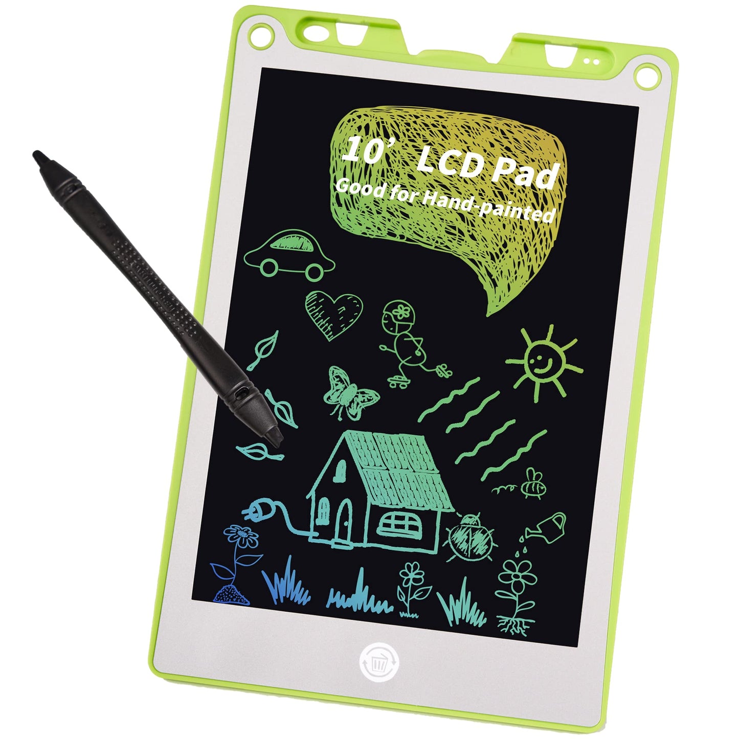 Kids Writing Tablet, Toys for 3 4 5 6 7 Year Old Girls Boys, 10 Inch Colorful Doodle Board for Toddlers, Reusable Electronic Dra