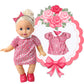 Na Bobo Clothes Set Of 6 For 12-14-16 Inch Alive Lovely Baby Doll Clothes Dress Outfits Costumes Dolly Pretty Doll Cloth Handmad