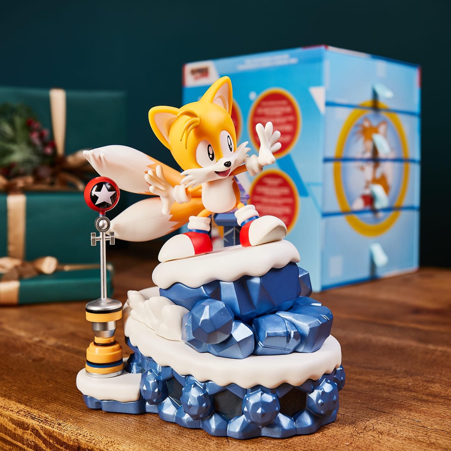 CC Countdown Characters Sonic the Hedgehog Tails Collectible Figure - Buildable Advent Calendar - PVC - Model NS3524 - Official SEGA Merchandise