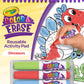 Crayola Color and Erase Reusable Activity Pad, Dinosaurs, Gift for Kids, Ages 3, 4, 5, 6