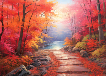 1000 Piece Puzzle For Adults Maple Path Jigsaw Puzzles 1000 Pieces Red Maple Forest Puzzles For Adults 1000 Pieces Maple Creek Oil Painting Puzzle 1000 Pieces Jigsaw Puzzles 1000 Pieces For Adults