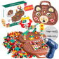 Magic Montessori Play Toolbox With Drill, Creativity Tool Box With Drill For Kids 3+, Design And Drill Toy For Boys&Girls, Monte