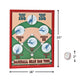 Baseball Bean Bag Toss Game - Wood Game Board With 5 Bean Bags - Birthday Party Game