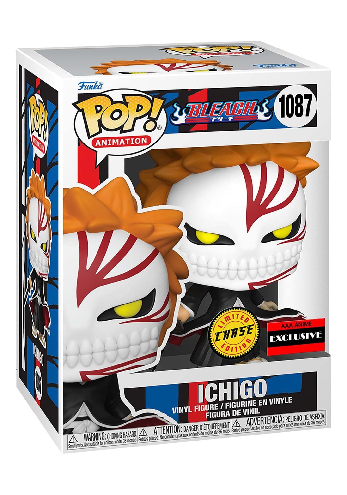 Funko Pop Bleach Ichigo Kurosaki Bankai Tensa Zangetsu Vinyl Figure (Aaa Anime Exclusive)