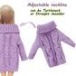 Bjdbus Winter Turtleneck Sweater Clothes For 11.5 Inch Girl Doll Accessories (Purple)