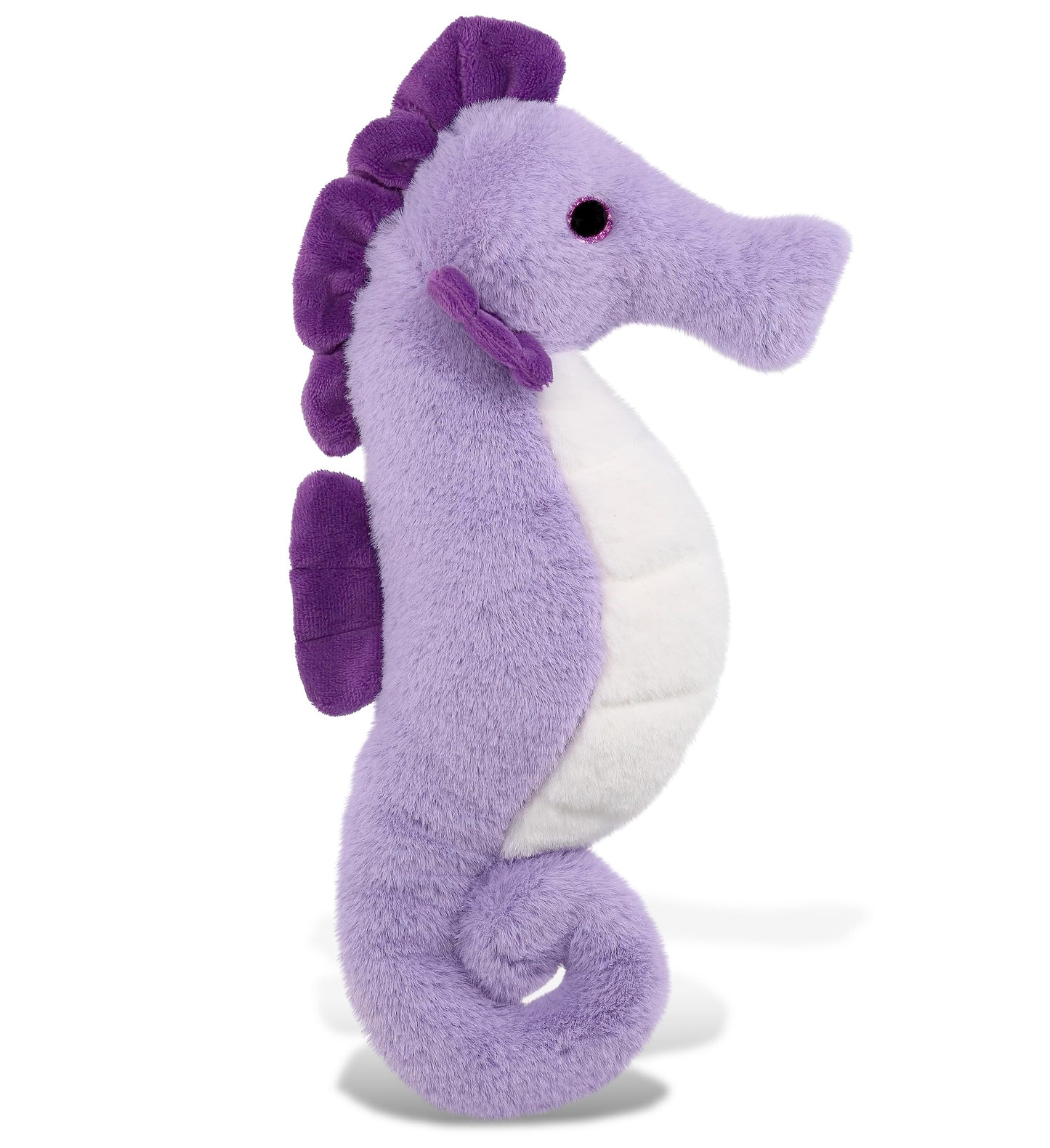 Dollibu Purple Seahorse Super Soft Stuffed Animal, Cute Realistic Stuffed Animals For Girls, Boys, Adults Animal Gifts, Kids Zoo