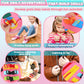 URMYWO Toddler Busy Board - Montessori Educational Toy for Ages 1-4, Pink Busy Book with Alphabet, Numbers & Animals, Perfect Birthday Gift