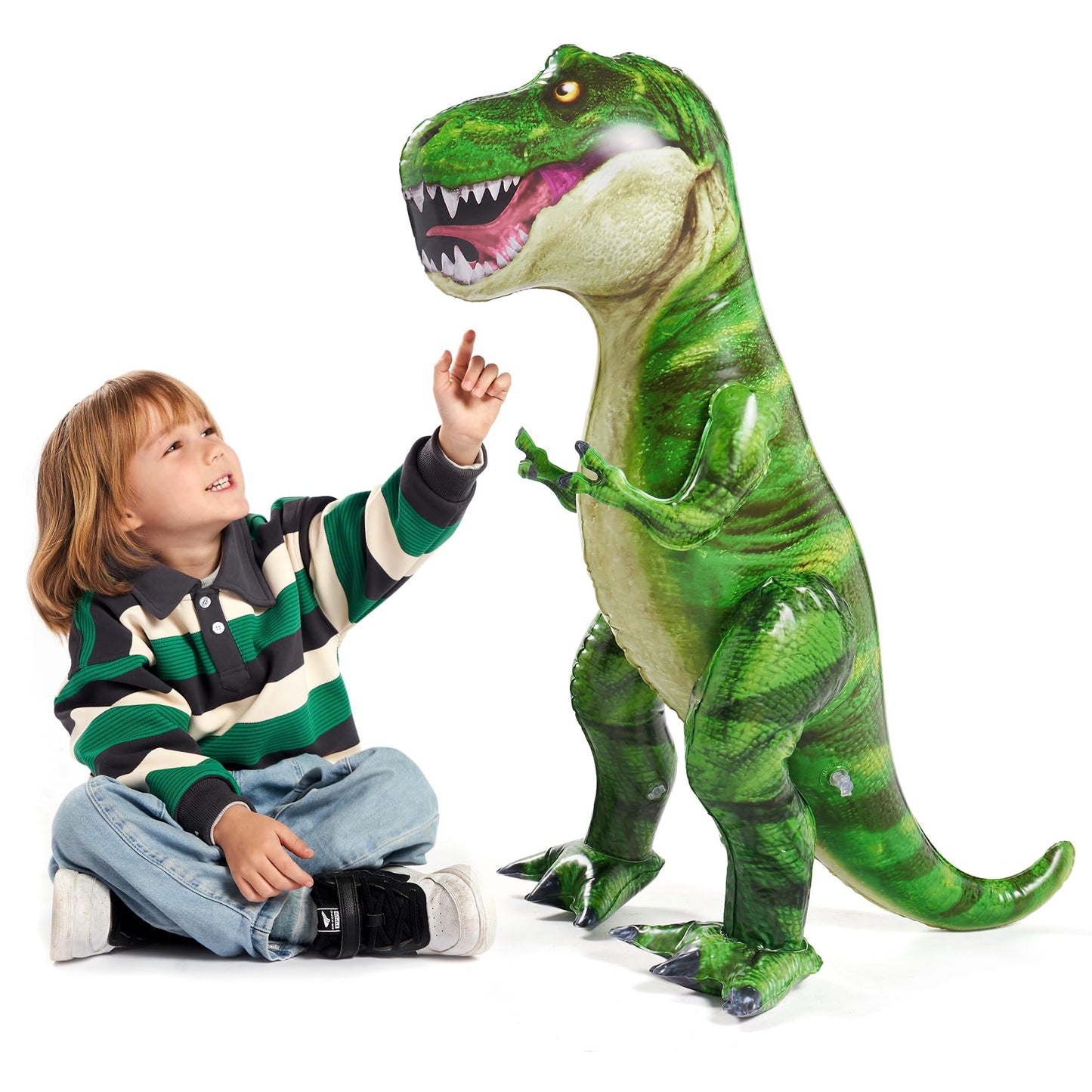 JOYIN 37    T-Rex Dinosaur Inflatable for Party Decorations, Tyrannosaurus Rex Inflatable Dino Toy, Dinosaur Birthday Party Gift