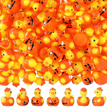 VioraWhite 50 Pcs Themed Ducks Mini Resin Ducks Figures Tiny Resin Figures Party Favors Party Decorations for Crafts Making DIY 