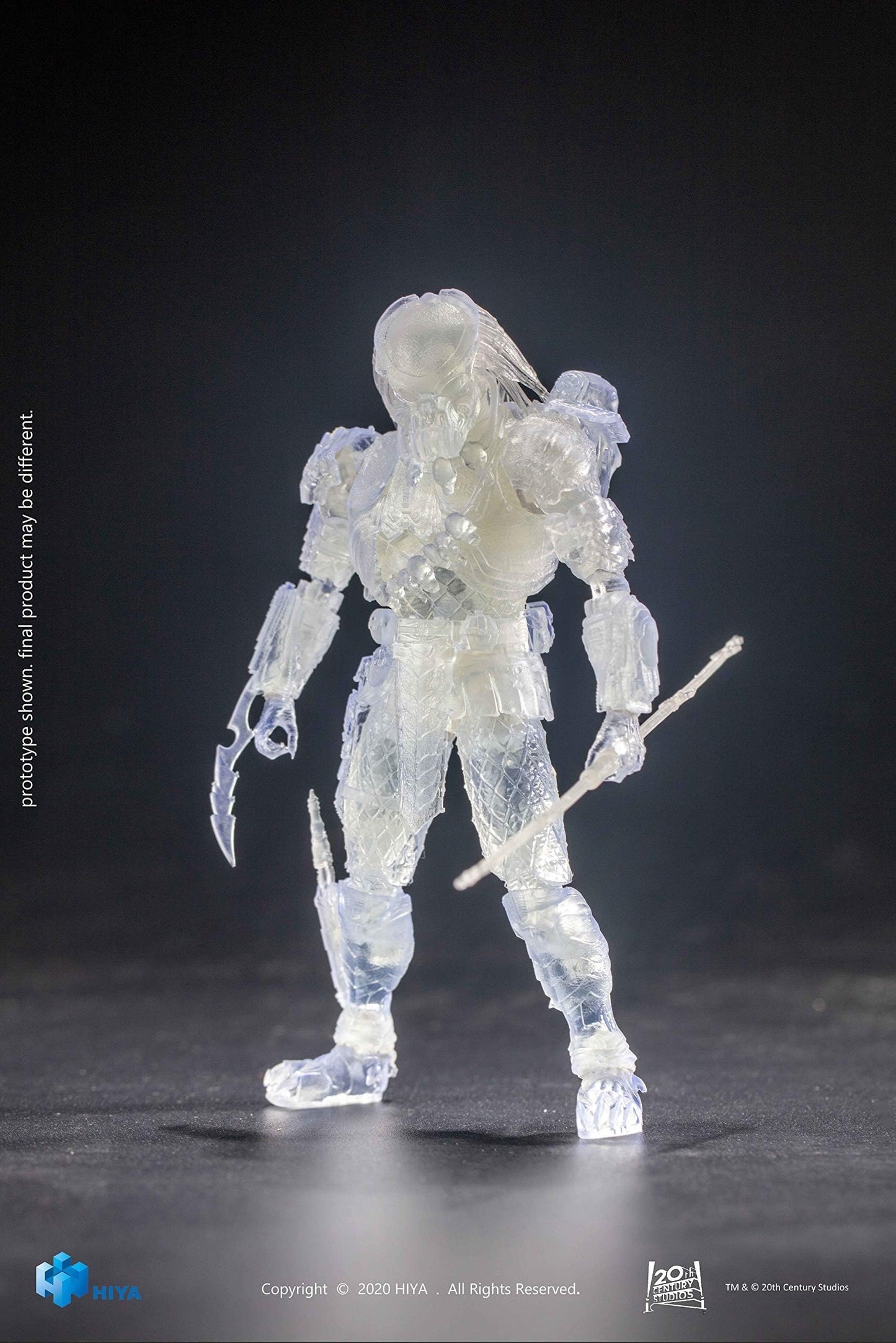 Hiya Toys Alien Vs. Predator: Invisible Celtic Predator 1:18 Scale Action Figure, Multicolor
