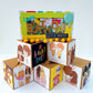 Crafted Forever Surprise/Prank Jumping Out Cubes Mini Album For Birthday, Pop Up Card, 5 Blank Cubes Included, Can Hold 20 Photo