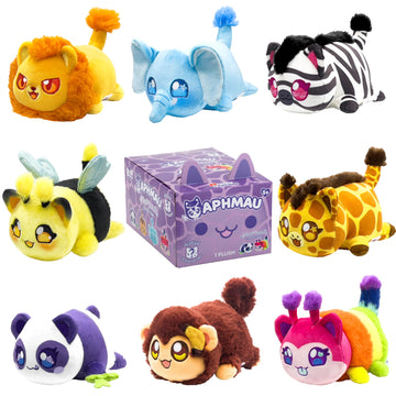 Aphmau 6    Meemeow Mystery Plush - Series 1 Safari; Youtube Gaming Channel, Blind Box, 1 Of 8 Possible Safari Meemeows, Officia